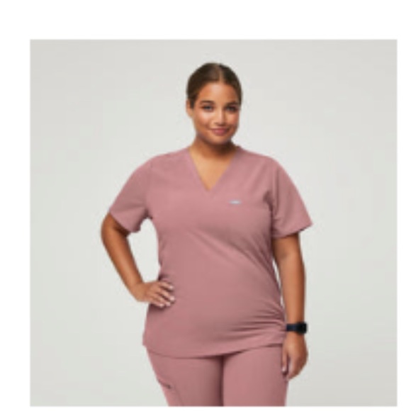 Mineral Mauve XS scrubs top and S bottom - Picture 2 of 7